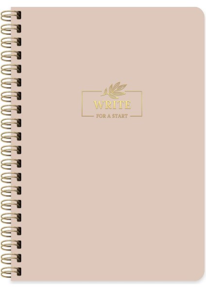 Write For A Start A5 Çizgili Spiralli Defter Lila