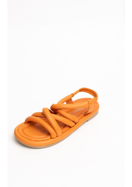 Bantlı Rahat Taban Kadın Lastikli Sandalet 007-73-23 indirimleri