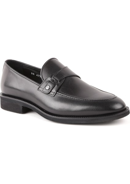 L4784 Deri Erkek Klasik Ayakkabı Siyah