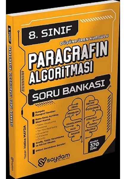 Saydam Yayınları 8. Sınıf LGS Paragrafın Algoritması Soru Bankası