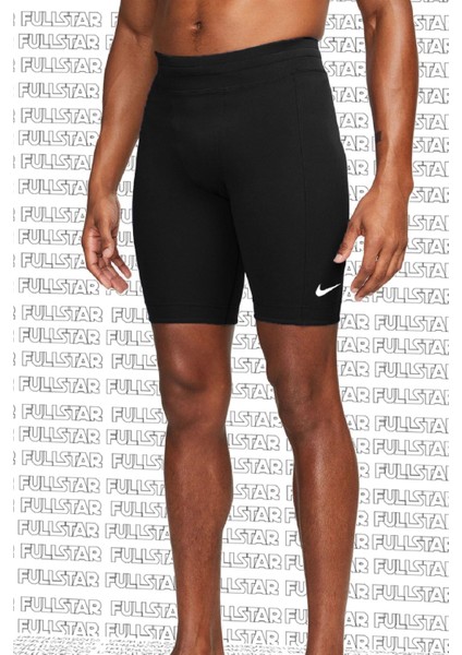 Yoga Dri Fit Soft Tight Shorts Esnek Yumuşak Yapılı Cepli Siyah Tayt Şort