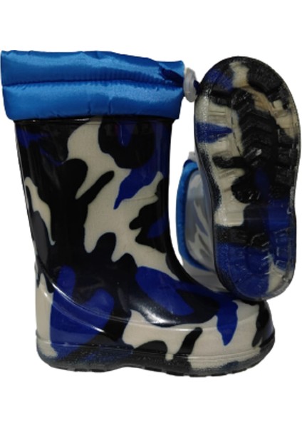 Erkek Çocuk Lacivert Yağmur İçi Yünlü Çizme fırsatları