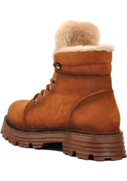 354122 Taba Süet Içi Kürklü Kadın Bot fırsatları