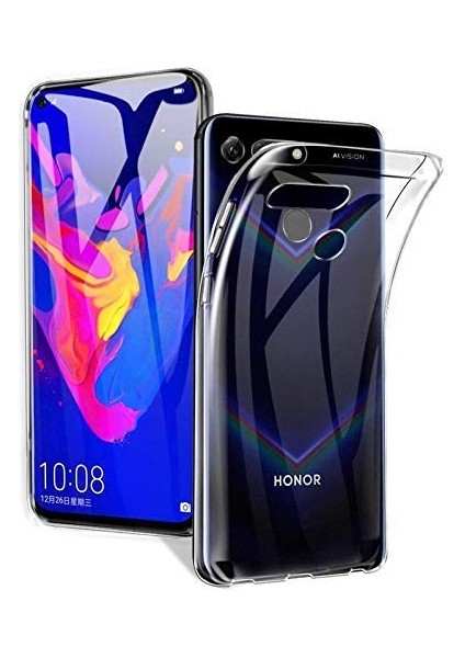 Huawei Honor 20 View Kamera Korumalı Süper Silikon Kılıf