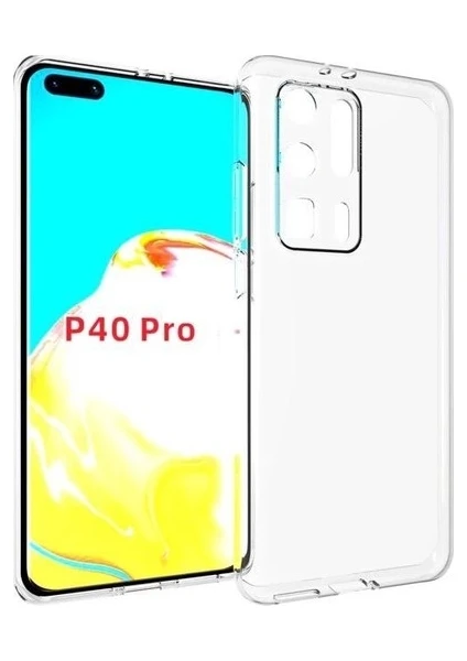 Huawei P40 Pro Kamera Korumalı Süper Silikon Kılıf