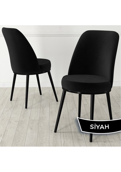 Nix Serisi Açılabilir 70X114 Siyah Mermer Desen Mutfak Masası Takımı ve 4 Sandalye modelleri