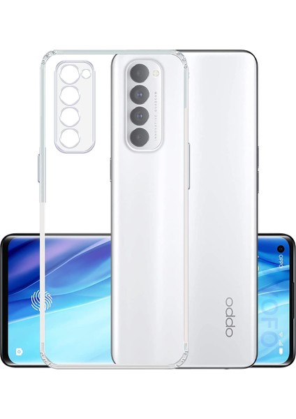 Oppo Reno 4 Pro Kamera Korumalı Süper Silikon Kılıf