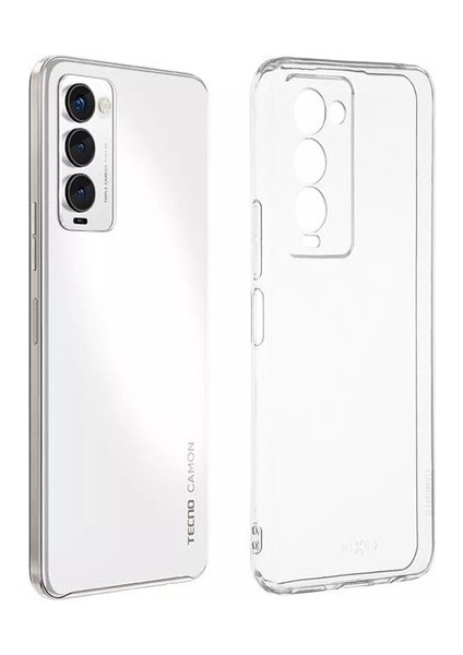 Tecno Camon 18P Kamera Korumalı Süper Silikon Kılıf