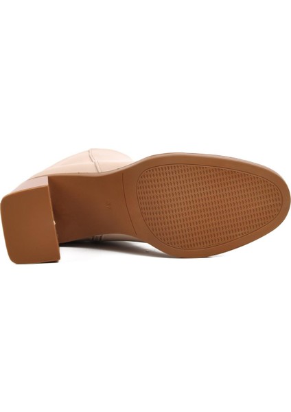 458237 Bej Içi Polarlı Kadın Topuklu Bot indirimleri