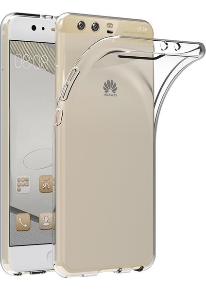 Huawei P10 Plus Kamera Korumalı Süper Silikon Kılıf