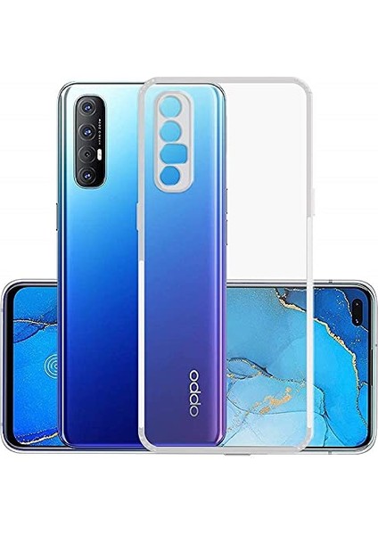 Oppo Reno 3 Pro Kamera Korumalı Süper Silikon Kılıf