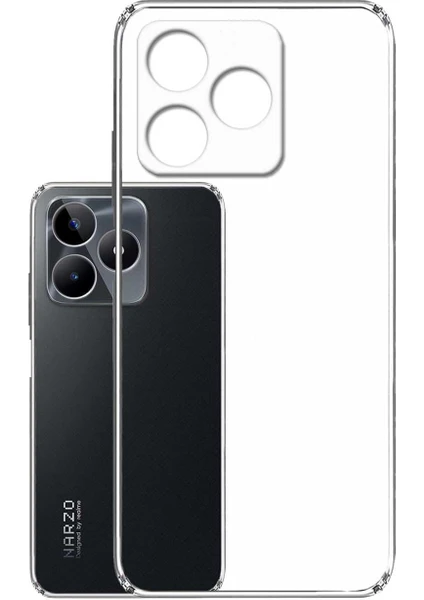 Realme C53 Kamera Korumalı Süper Silikon Kılıf