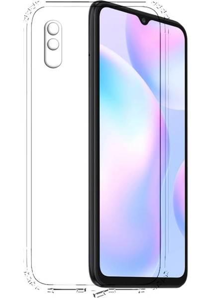 Xiaomi Redmi 9A Kamera Korumalı Süper Silikon Kılıf