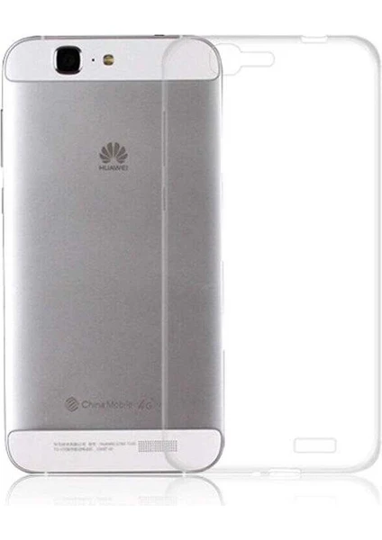 Huawei G7 Kamera Korumalı Süper Silikon Kılıf