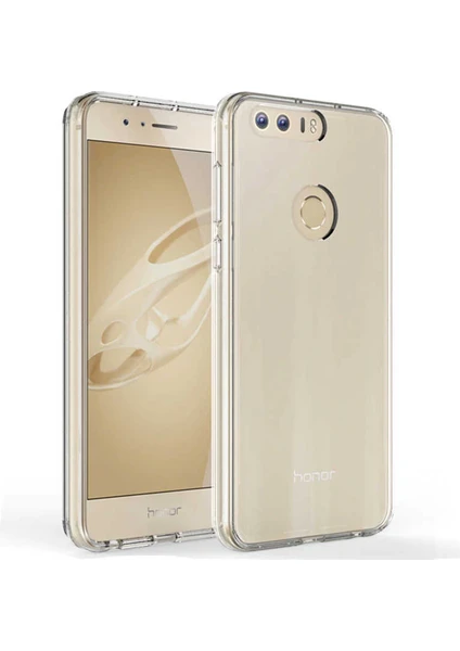 Huawei Honor 8 Kamera Korumalı Süper Silikon Kılıf