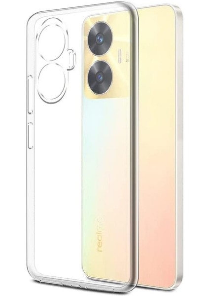 Realme C55 Kamera Korumalı Süper Silikon Kılıf