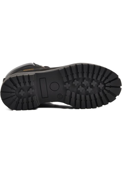 Bulldozer 220655 Siyah Nubuk Deri Unisex Bot indirimleri