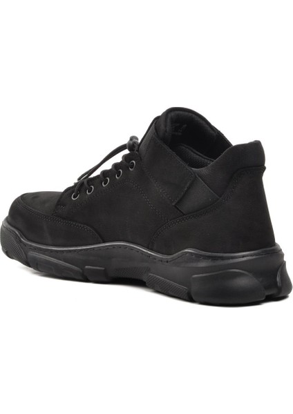 220010-1 Siyah Nubuk Deri Erkek Bot fırsatları