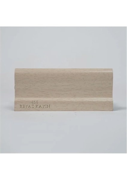 Laminant Parke Süpürgelik 6cm Beyaz Kayın 856