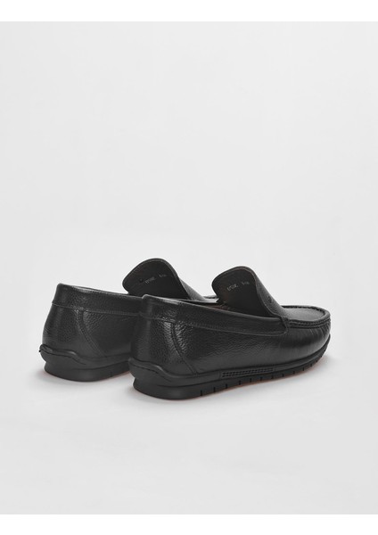 Deri Siyah Erkek Loafer modelleri