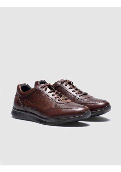 Erkek Sneaker Ayakkabı 314M548A Kahve
