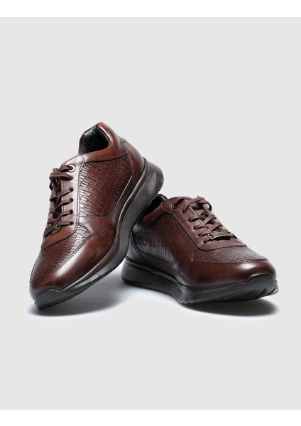 Erkek Sneaker Ayakkabı 314M548A Kahve