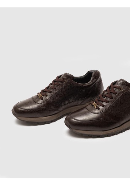 Brooklyn Özel Tasarım Gerçek Deri Erkek Sneaker 460C548 Kahve fırsatları
