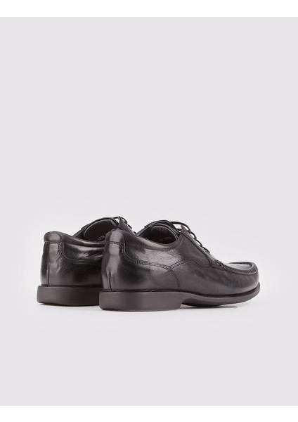Erkek Bağcıklı Loafer Günlük Ayakkabı 121M236 Siyah