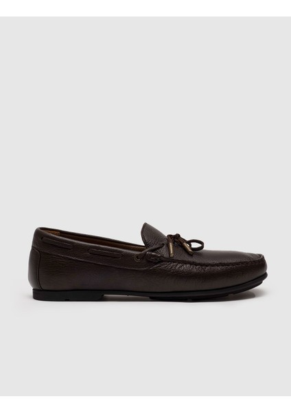 Erkek Fiyonklu Loafer Günlük Ayakkabı 447M1168 Kahve