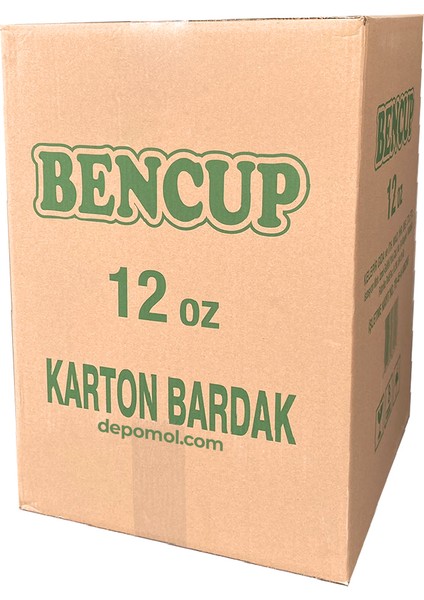 Karton Bardak 12 Oz Koli 2000'LI