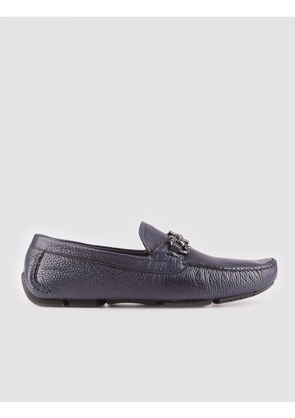 Erkek Toka Detaylı Loafer (Driving Shoes) Günlük Ayakkabı 347M472 Lacivert