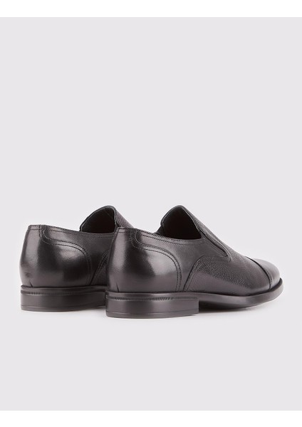 Hakiki Deri Siyah Özel Tasarımlı Erkek Günlük Ayakkabı fırsatları