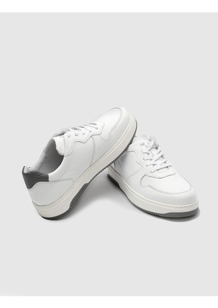 Berlin Bağcıklı Günlük Erkek Sneaker 508M1521 Beyaz