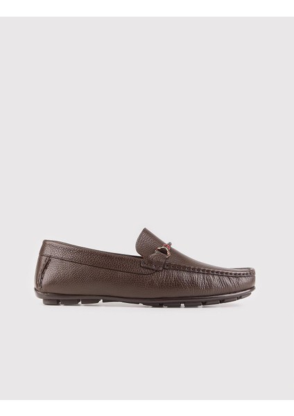 Deri Kahverengi Erkek Loafer