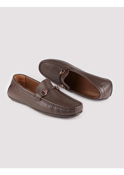 Deri Kahverengi Erkek Loafer fırsatları