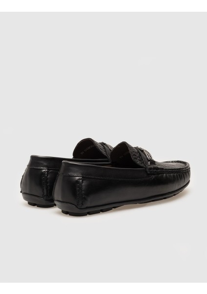 Deri Siyah Erkek Loafer