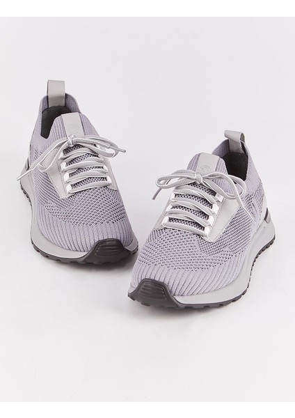 Sperlonga Triko Örme Sneaker Spor Erkek Ayakkabı H-1777 Koyu Gri