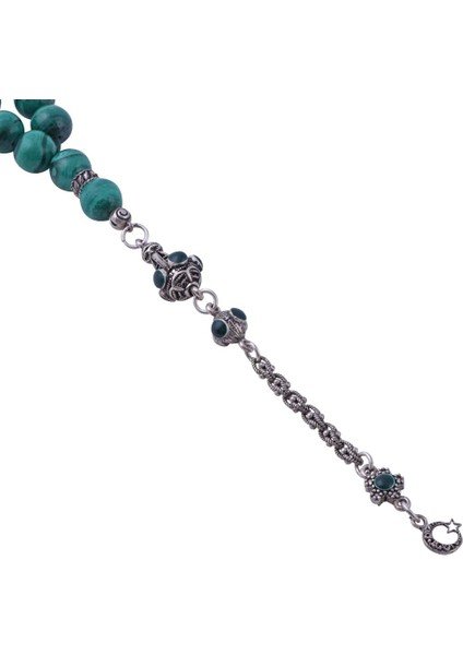 Küre Kesim Malakit Taşı Tesbih T-0845 fiyatları