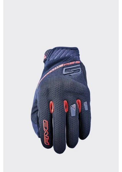 Fıve Gloves Rs3 Evo Fileli Siyah-Kırmızı Motosiklet Eldiven fiyatları