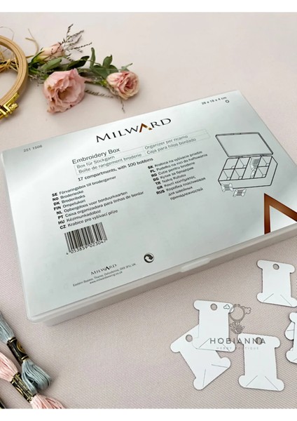 Milward Muline Iplik Saklama Kutusu, Büyük + 100AD. Sarma Kartı fiyatları