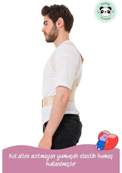 Dik Durma Korsesi Bej Renk Engelleyici Sırt Korsesi modelleri