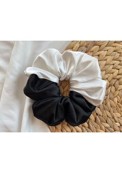 Saten Toka, Pofuduk Lüks Büyük Boy, Siyah ve Beyaz Iki Renk Özel Yapım Bestseller White And Black fırsatları