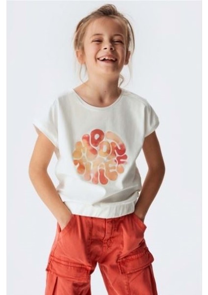 N.k. Unsea Ekru Kız Çocuk Tshirt - N.k. Unsea - Ecru - 14 Yaş - 34330-ECRU-14 Yaş