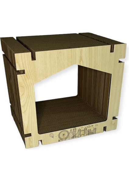 Karton Kedi Tırmalama 39X34X30