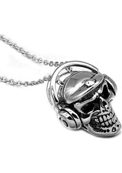 Kuru Kafa Dj Kulaklık Gotik Kolye fırsatları