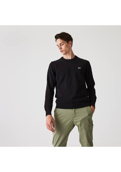 Classic Bisiklet Yaka Sweatshirt