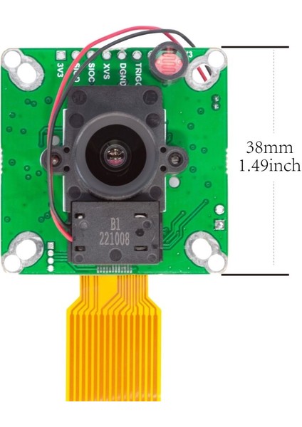 2mp IMX462 Motorize Ir-Cut Filtreli Kamera Modülü (Rpi)