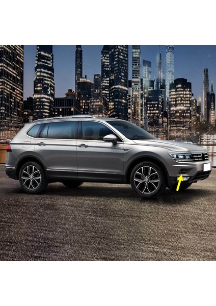 Vw Tiguan 2016-2020 Ön Tampon Sağ Süs Kapağı Sensörlü Kromlu 5NA854662
