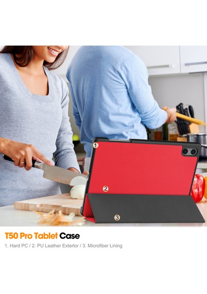 Teclast T50 Pro Için Darbeye Dayanıklı Tablet Kılıfı (Yurt Dışından)