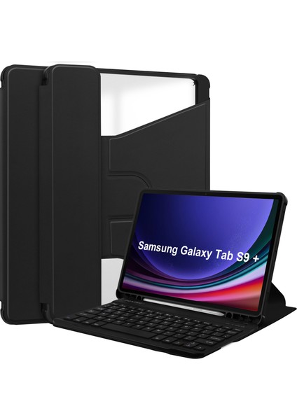 Samsung Galaxy Tab S9 Plus Için Darbeye Dayanıklı Şeffaf Tablet Kılıfı (Yurt Dışından)